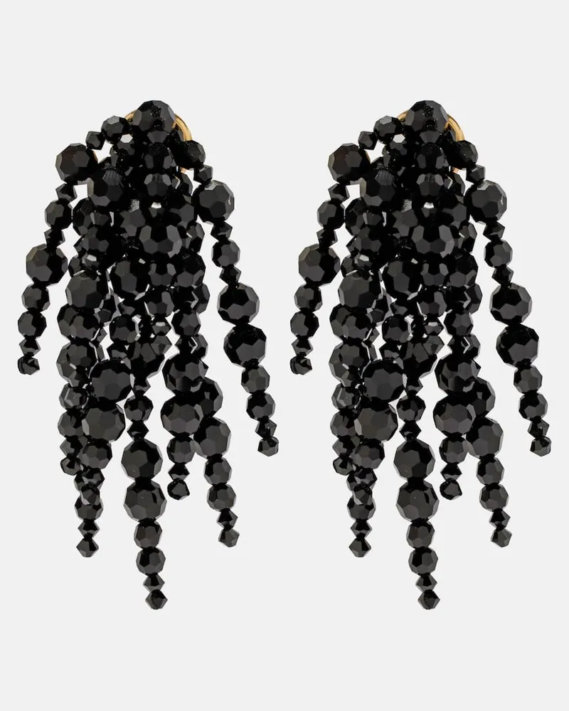 Simone Rocha Ohrringe Cascading Chandelier Schwarz