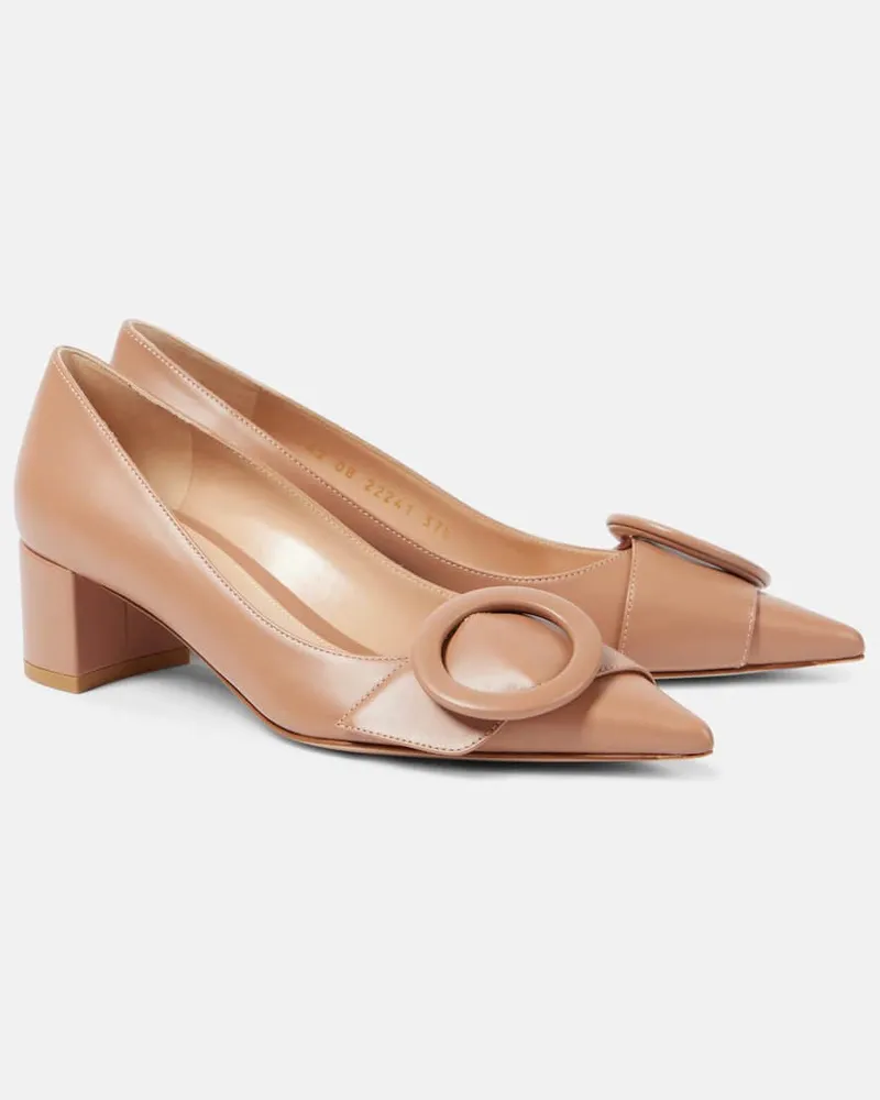 Gianvito Rossi Pumps Venezia aus Leder Rosa