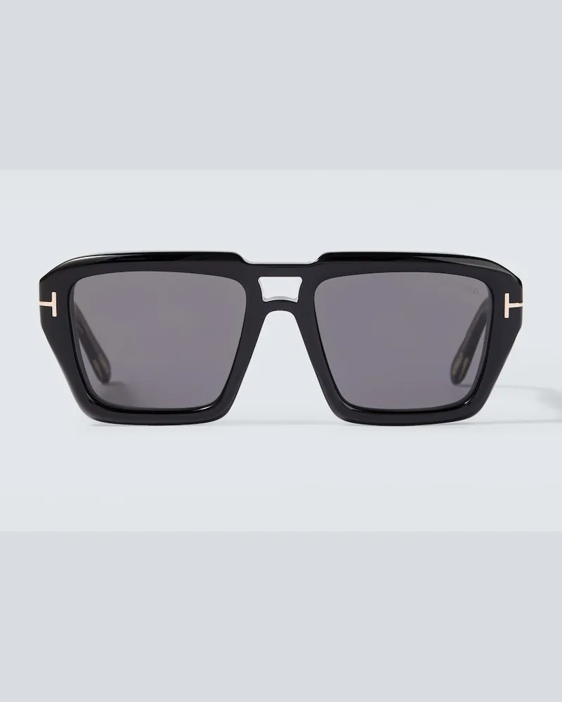 Tom Ford Aviator-Sonnenbrille Icon Schwarz