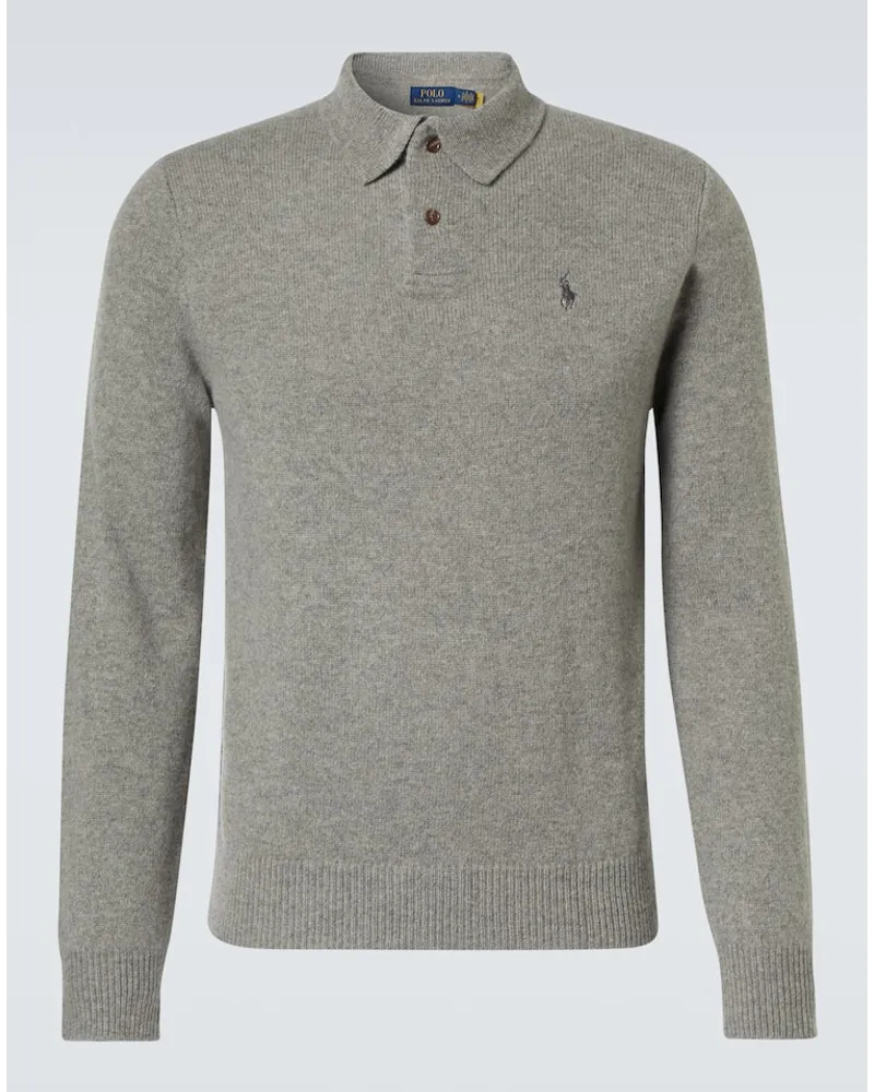 Ralph Lauren Polopullover aus Wolle und Kaschmir Grau