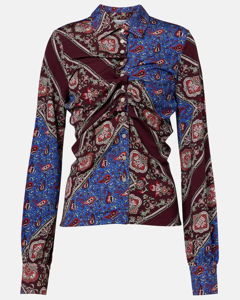 Paco Rabanne Bedruckte Bluse Multicolor