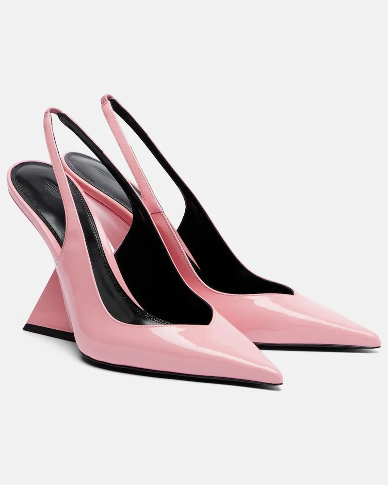 ATTICO Slingback-Wedges Cheope aus Leder Rosa