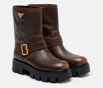 Bikerstiefel aus Leder