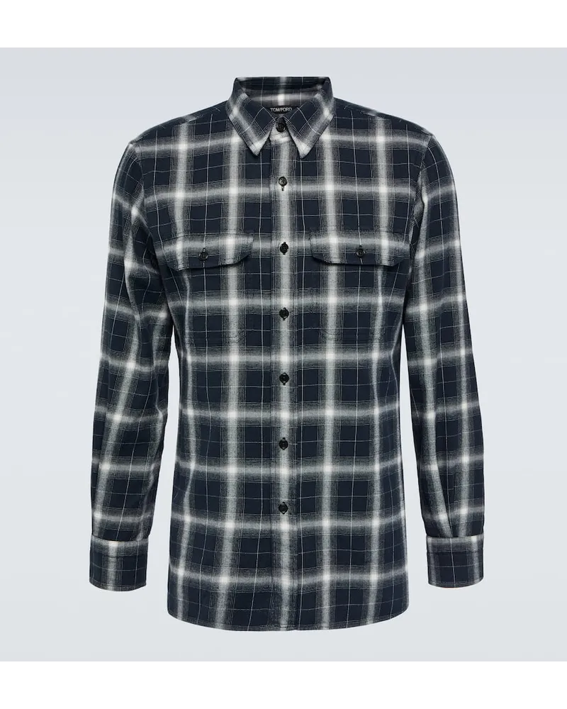 Tom Ford Hemd aus Baumwolle Braun