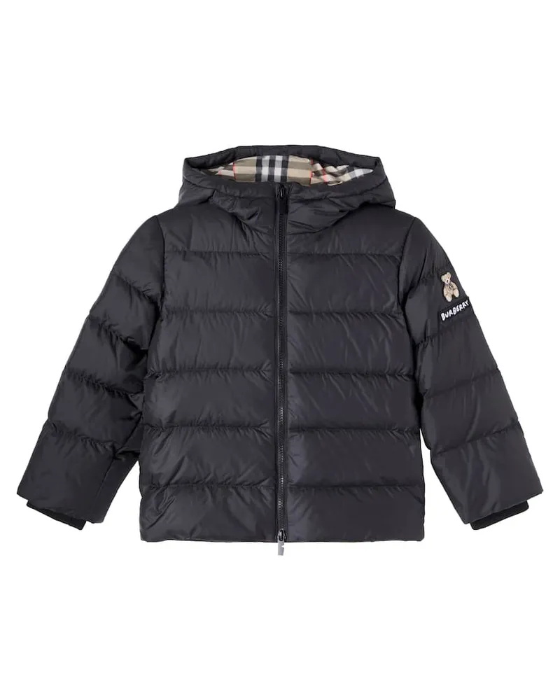 Burberry Daunenjacke Thomas Bear Schwarz