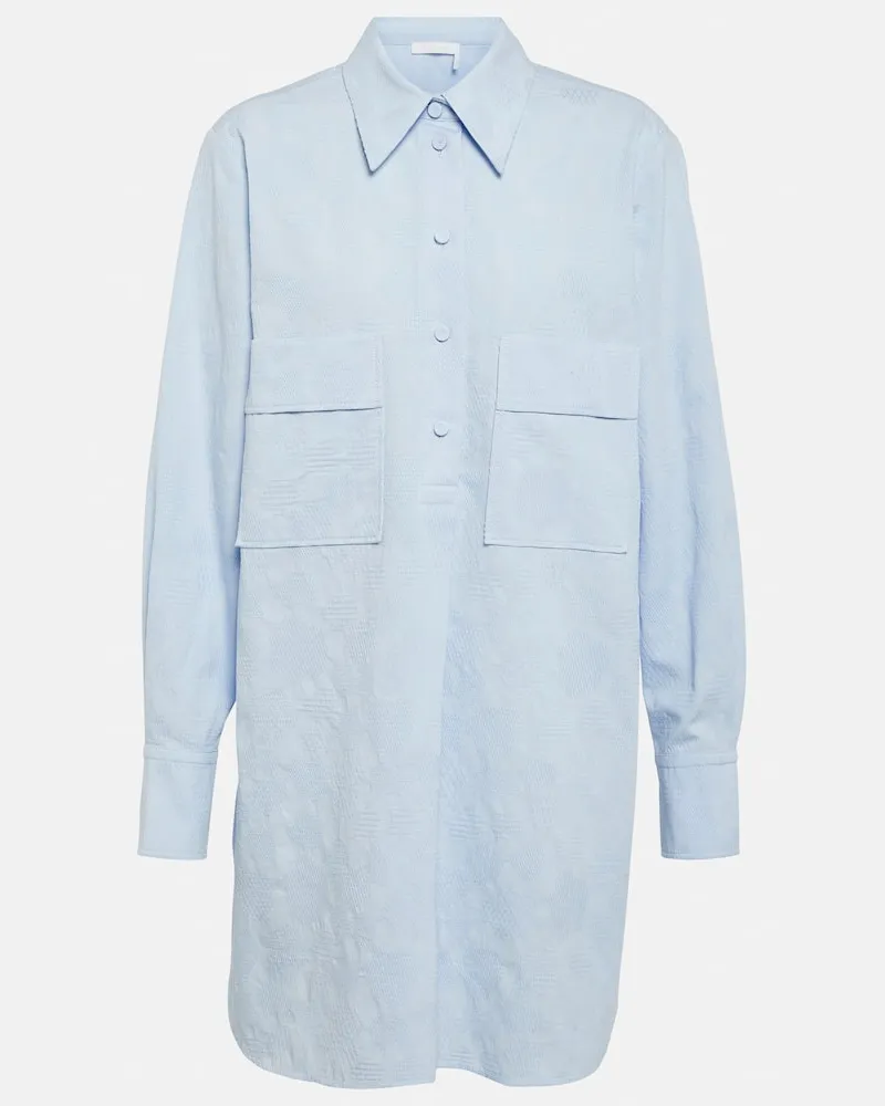 Chloé Chloé Hemd aus Jacquard Blau