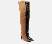 Overknee-Stiefel Harvey aus Leder