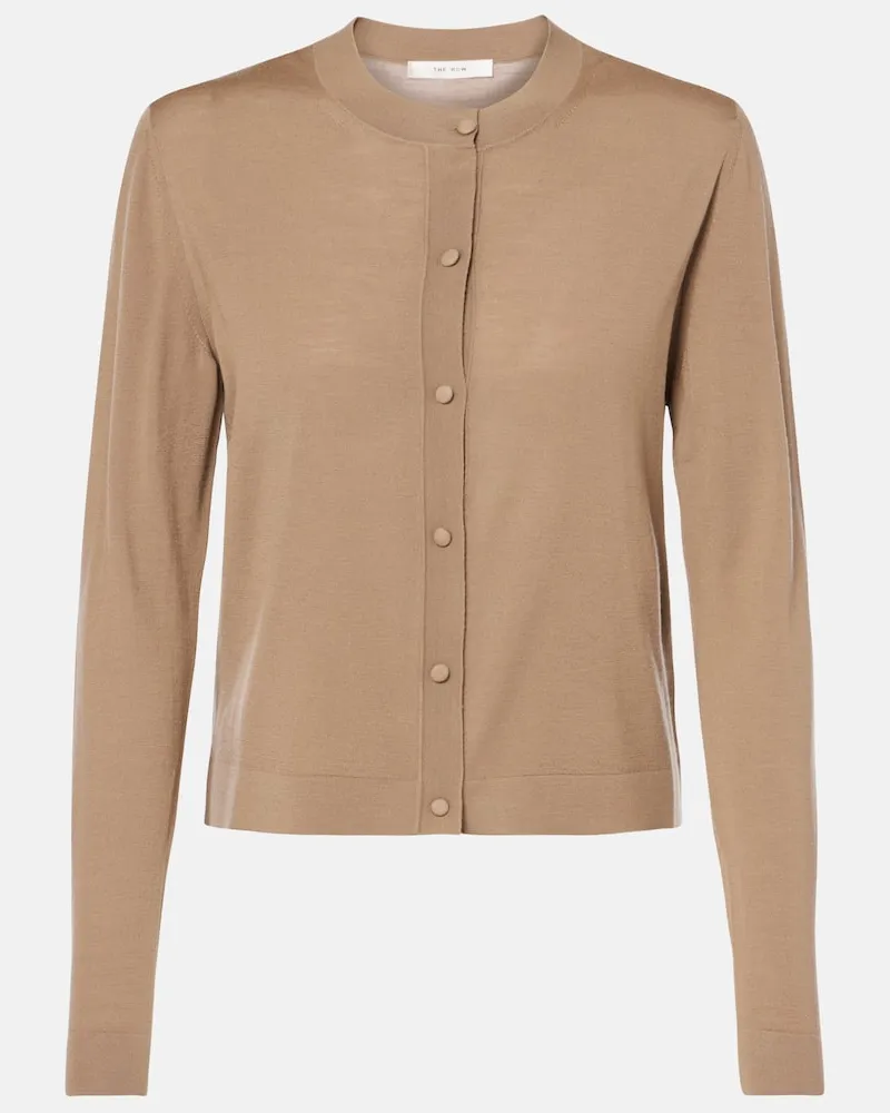 The Row Cardigan Iyona aus Wolle Beige