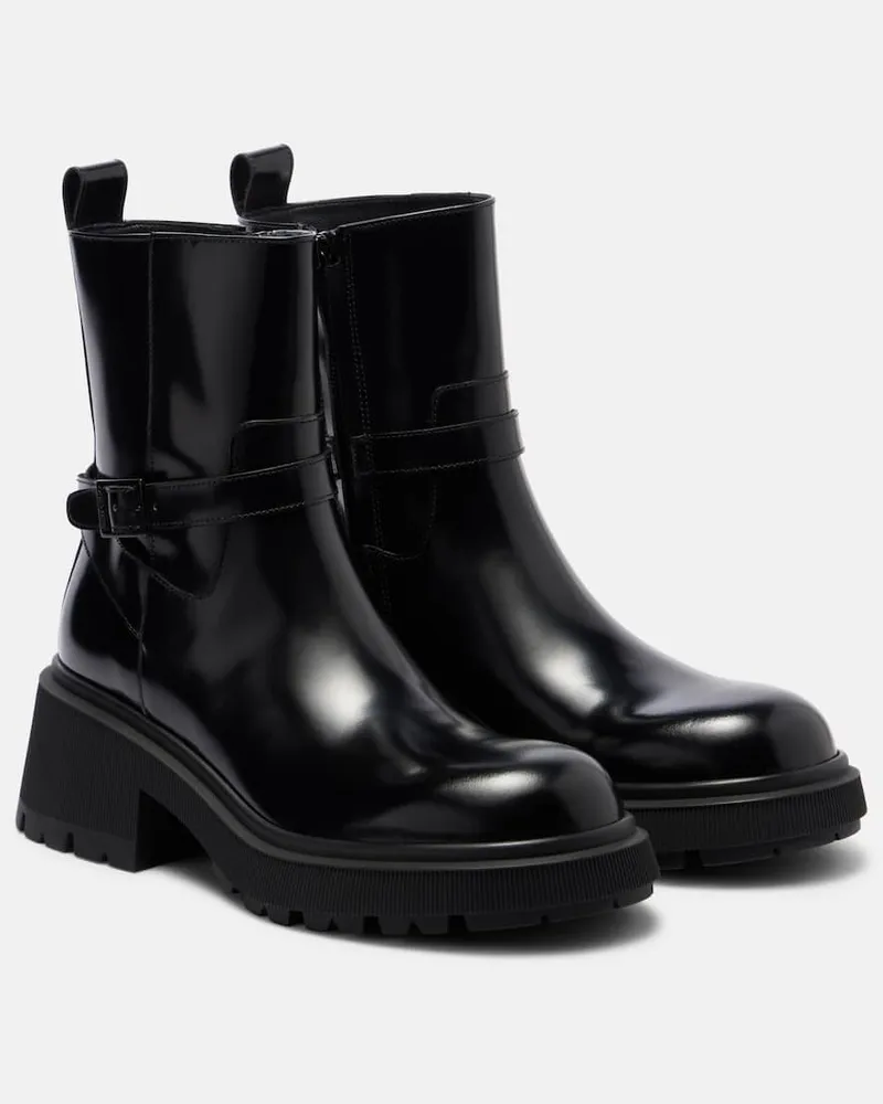 Jimmy Choo Ankle Boots Conny aus Leder Schwarz