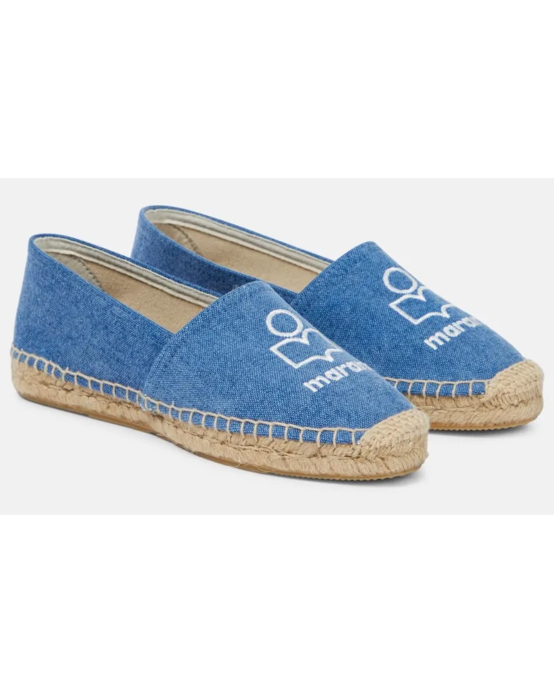 Isabel Marant Espadrilles Canae aus Canvas Blau