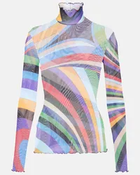 Emilio Pucci Top Iride aus Tuell Multicolor