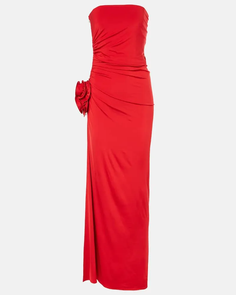 Magda Butrym Maxikleid aus Jersey Rot