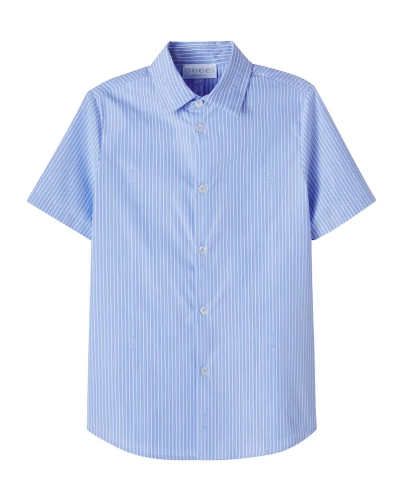 Gucci Hemd aus Baumwolle Blau