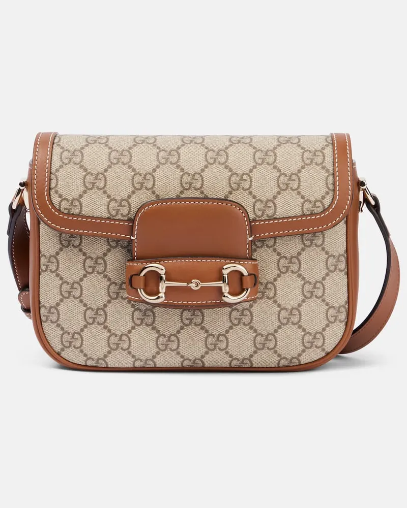 Gucci Schultertasche Gucci Horsebit 1955 Small Nude