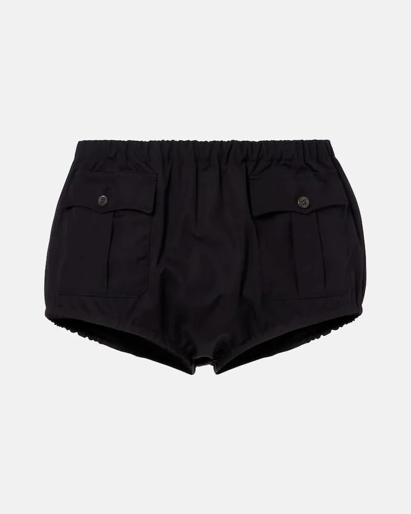 Prada Shorts aus Baumwolle Schwarz