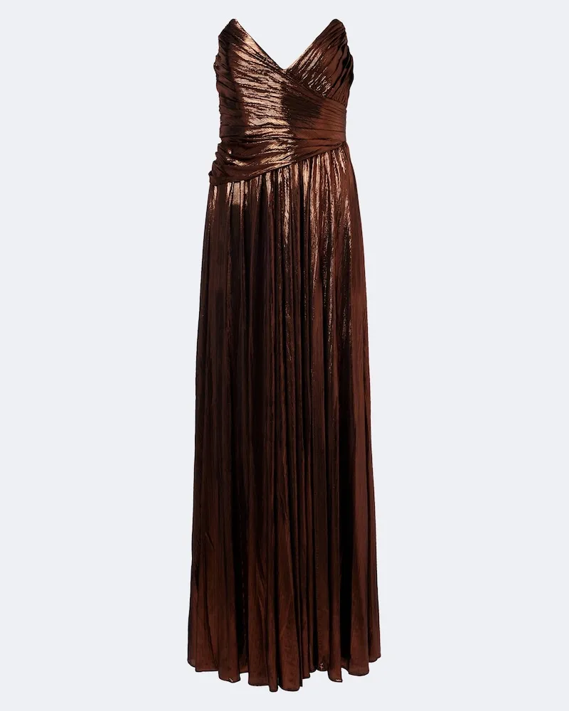 Retrofête Retrofête Bustier-Robe Waldorf Braun