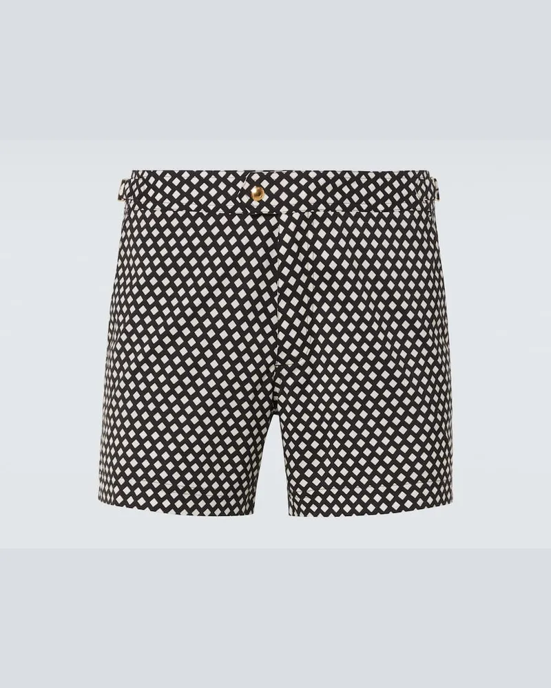 Tom Ford Badeshorts Schwarz