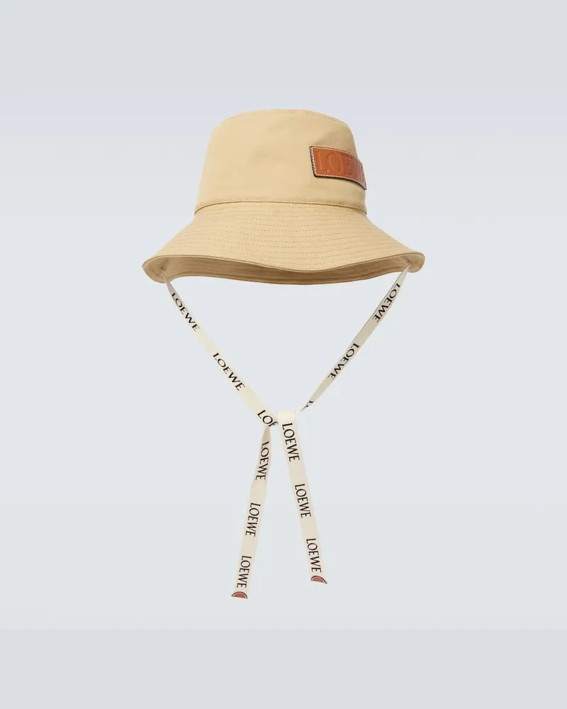 Loewe Paula's Ibiza Hut aus Canvas mit Leder Beige