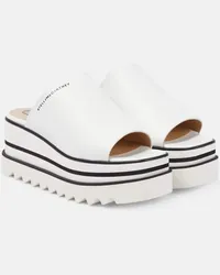 Stella McCartney Plateau-Pantoletten Sneak-Elyse Weiss