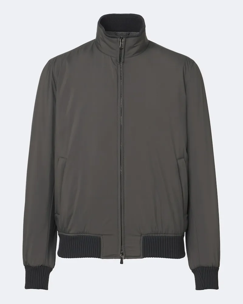 Thom Sweeney Bomberjacke Grau