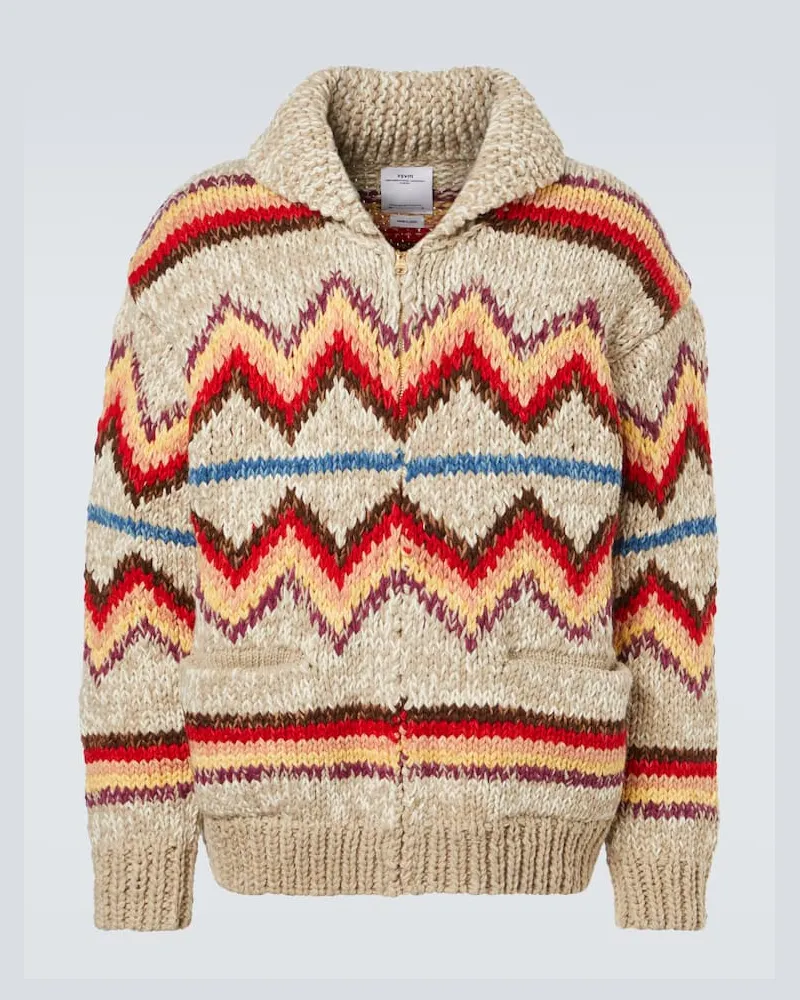 Visvim Cardigan aus Jacquard Multicolor