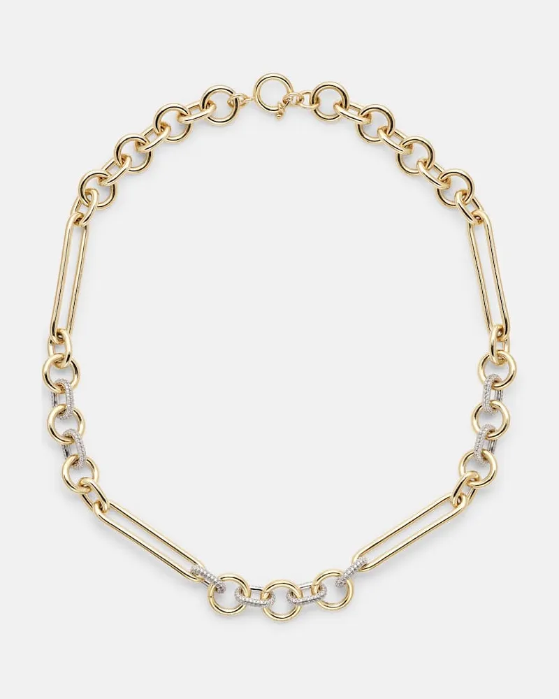 FOUNDRAE Halskette aus 18kt Gelbgold mit Diamanten Gold