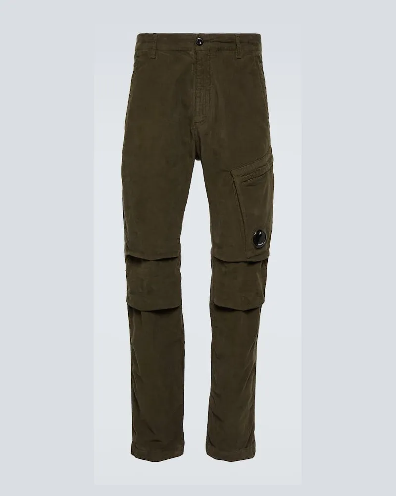 C.P. Company Gerade Hose aus Cord Grün