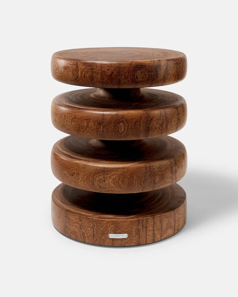 POLSPOTTEN Hocker Gouda Braun