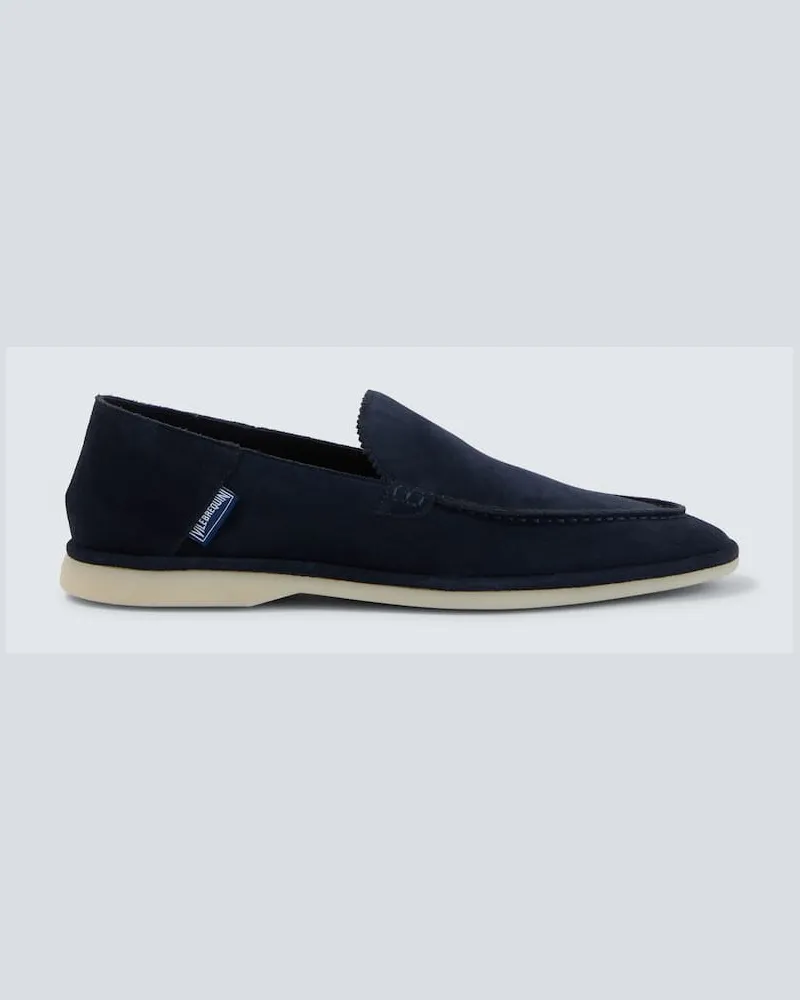 Vilebrequin Loafers aus Veloursleder Blau