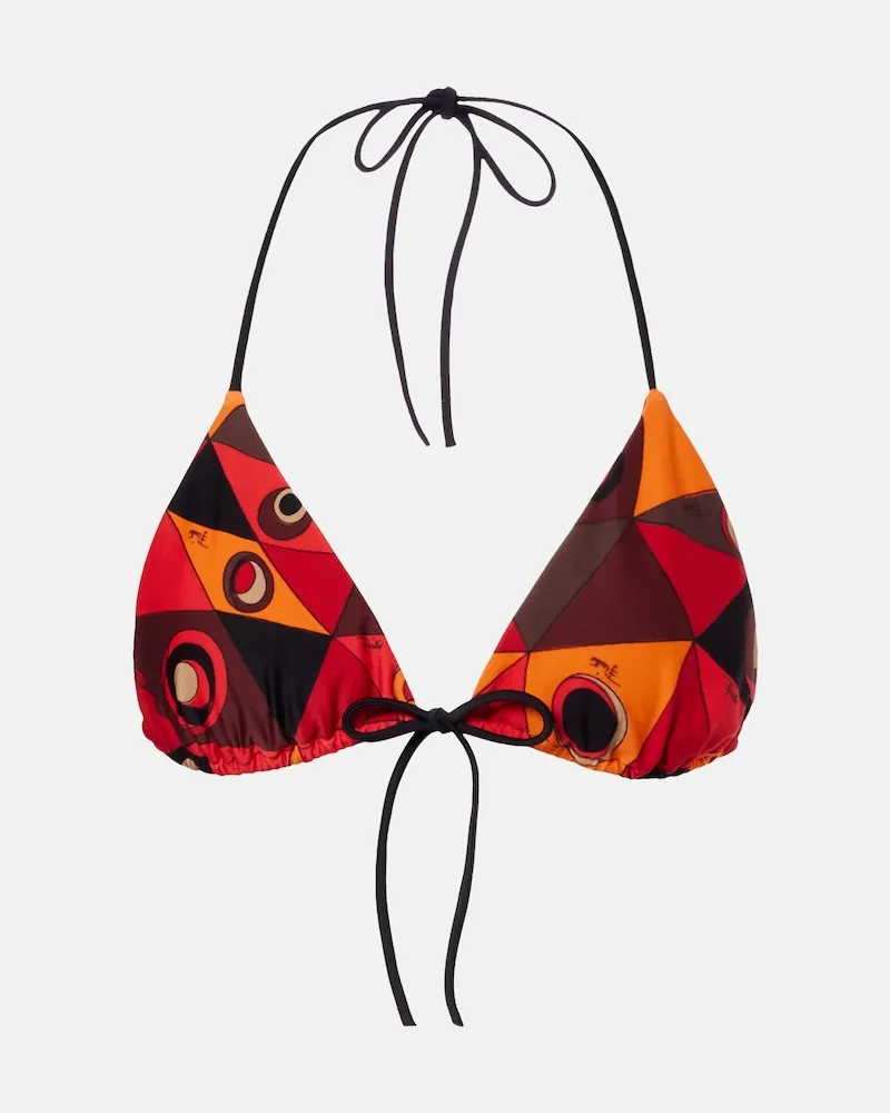 Emilio Pucci Bikini-Oberteil Soleil Orange