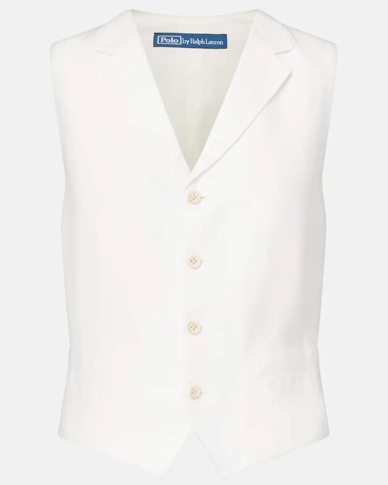 Ralph Lauren Weste aus Baumwolle Weiß