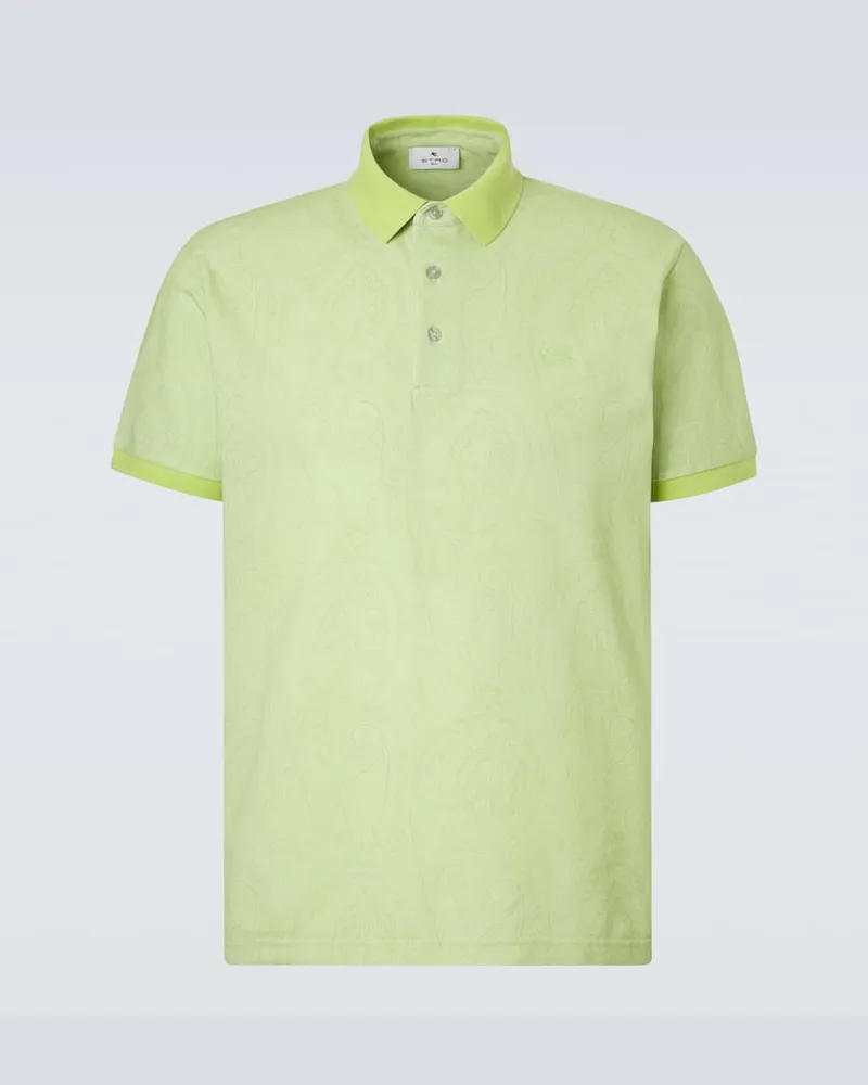 Etro Polohemd aus Baumwolle Grün