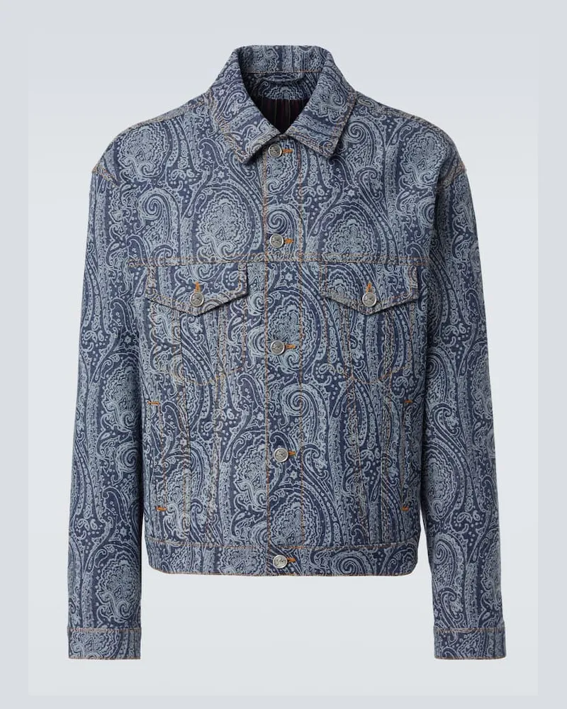 Etro Jeansjacke Grau