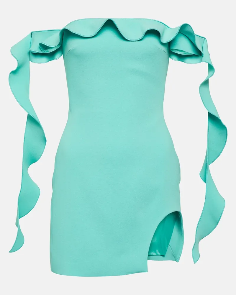 David Koma Minikleid Grün
