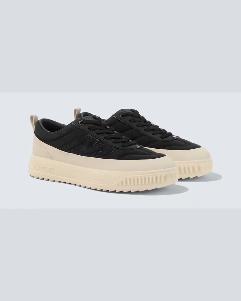Moncler Sneakers Altive mit Leder Schwarz