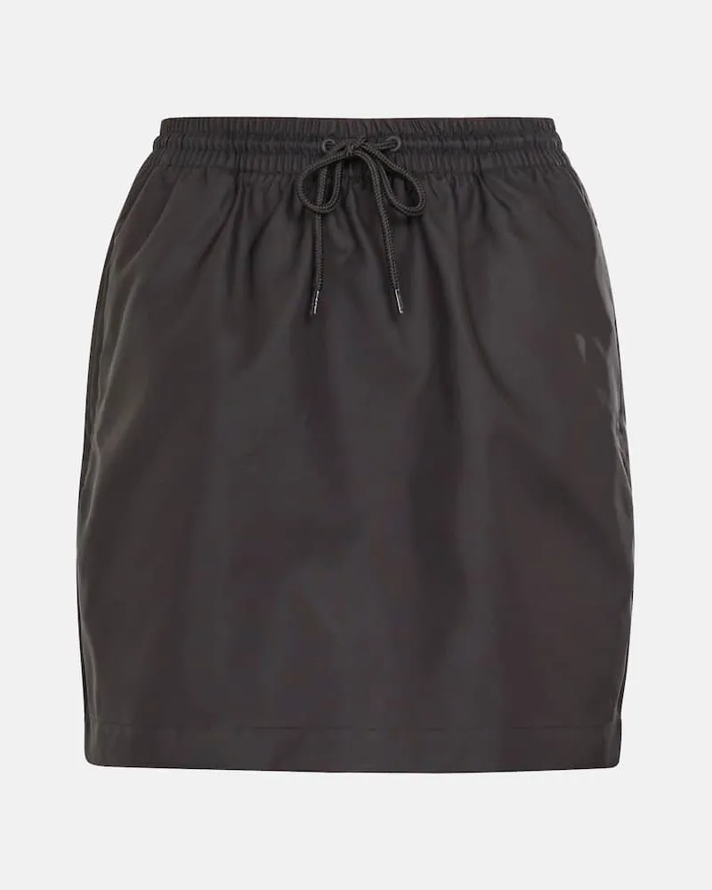 WARDROBE.NYC Minirock aus Nylon Schwarz