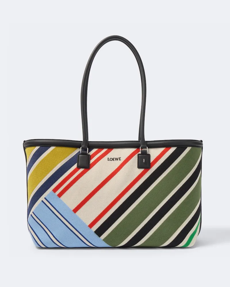 Loewe Tote Bag Verano Large aus Canvas Multicolor