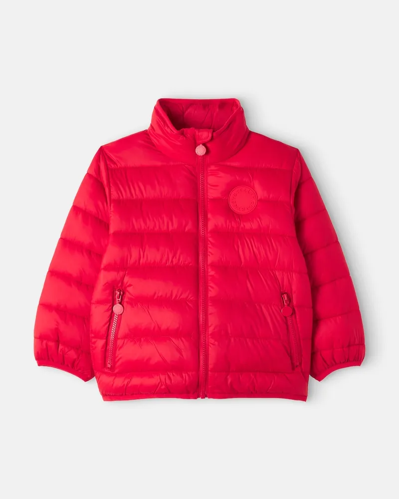 Stella McCartney Kids Wattierte Jacke Rot
