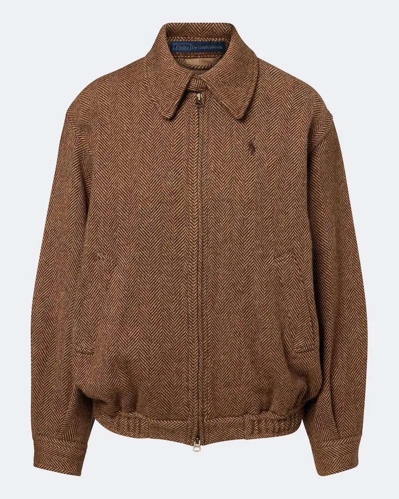 Ralph Lauren Jacke aus Wolle Braun