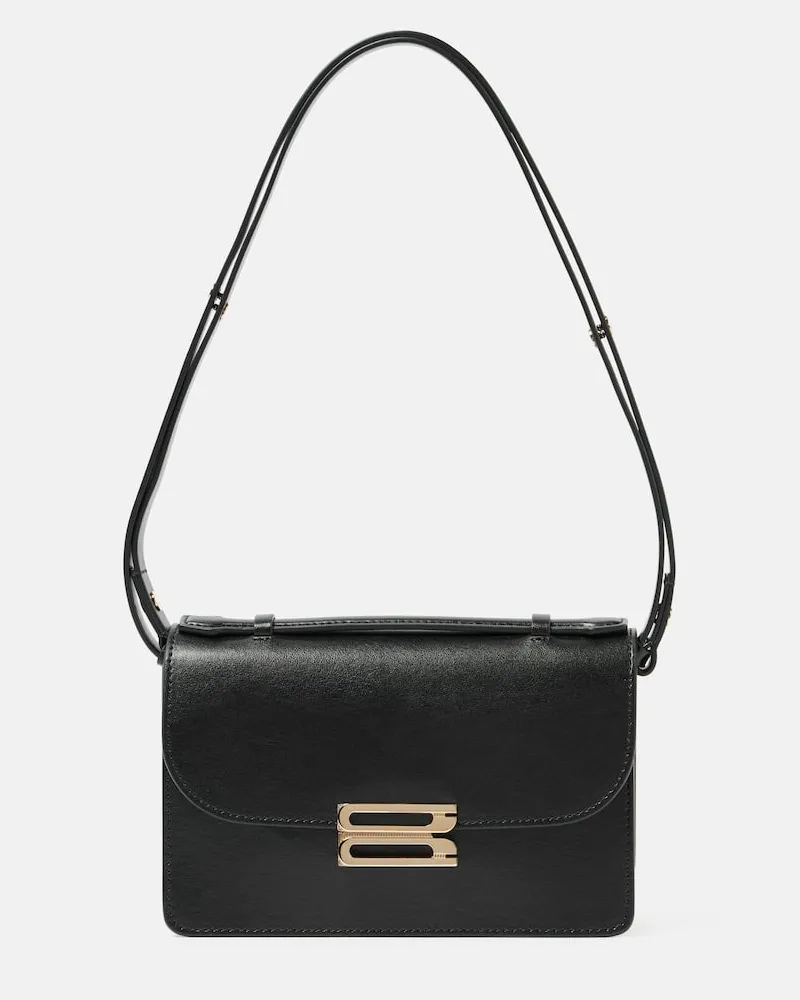 Victoria Beckham Schultertasche aus Leder Schwarz