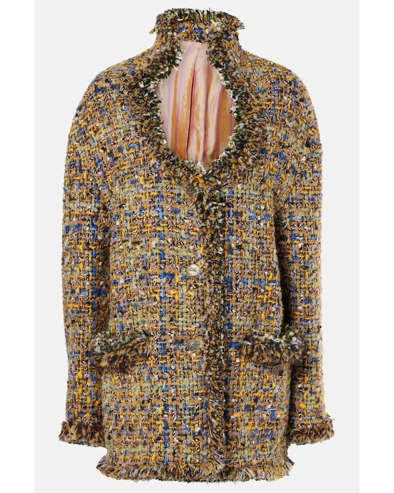 Etro Jacke aus Tweed Multicolor