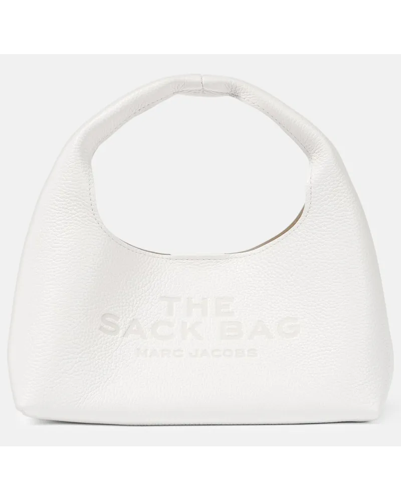 Marc Jacobs Tote The Sack Mini aus Leder Weiss