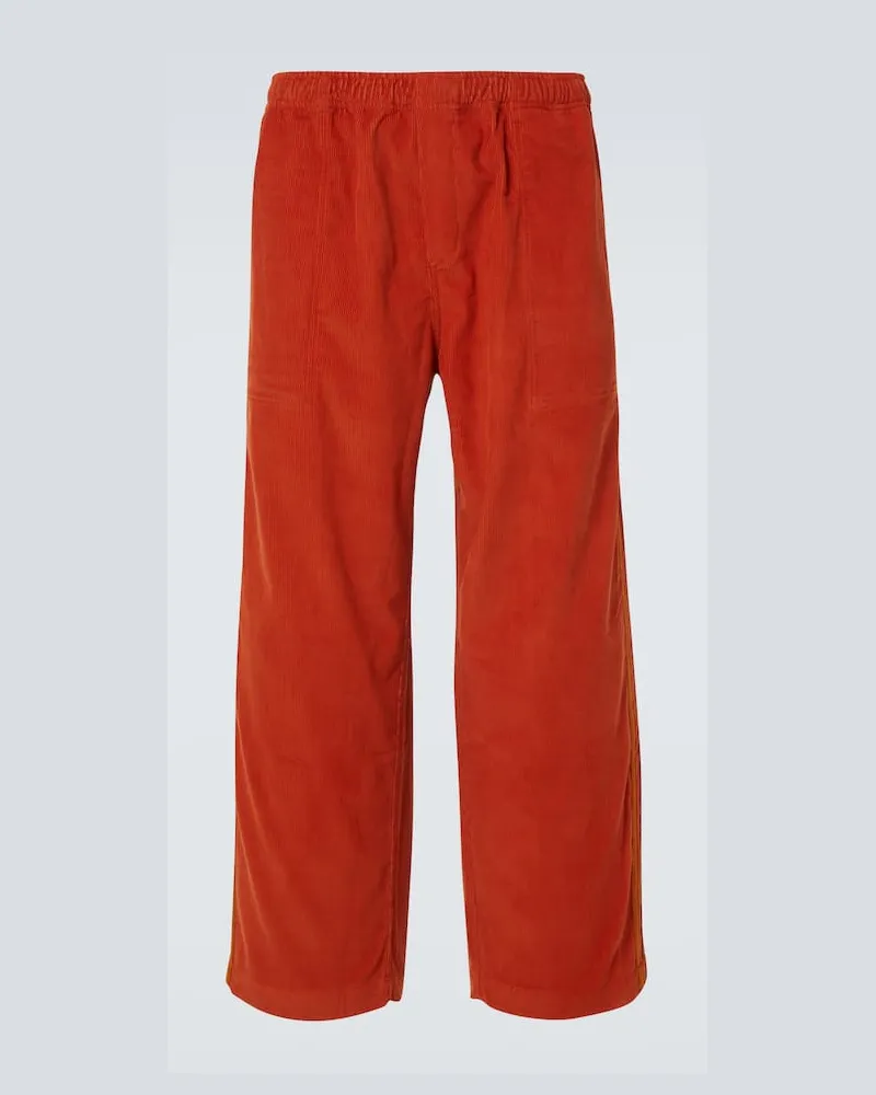 BODE Gerade Hose aus Baumwoll-Cord Orange