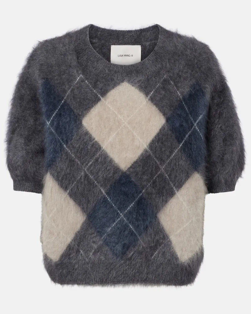 Lisa Yang Pullover Juniper aus Kaschmir Grau
