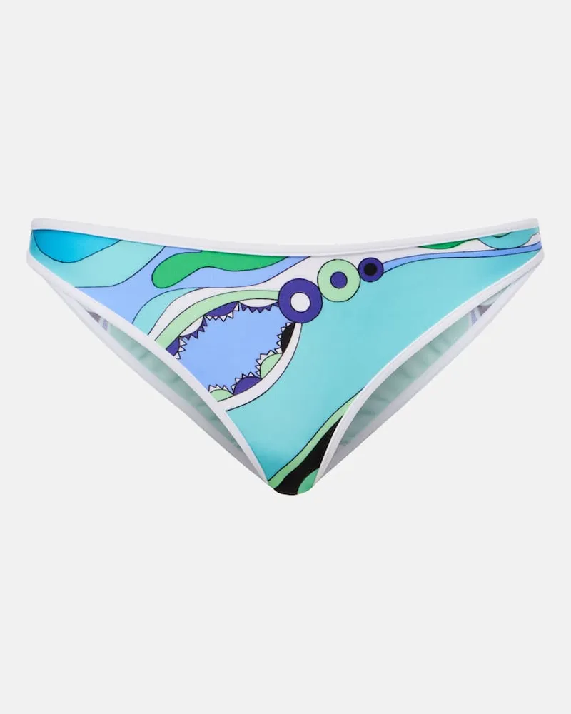 Emilio Pucci Bikini-Höschen Orchidee Grün