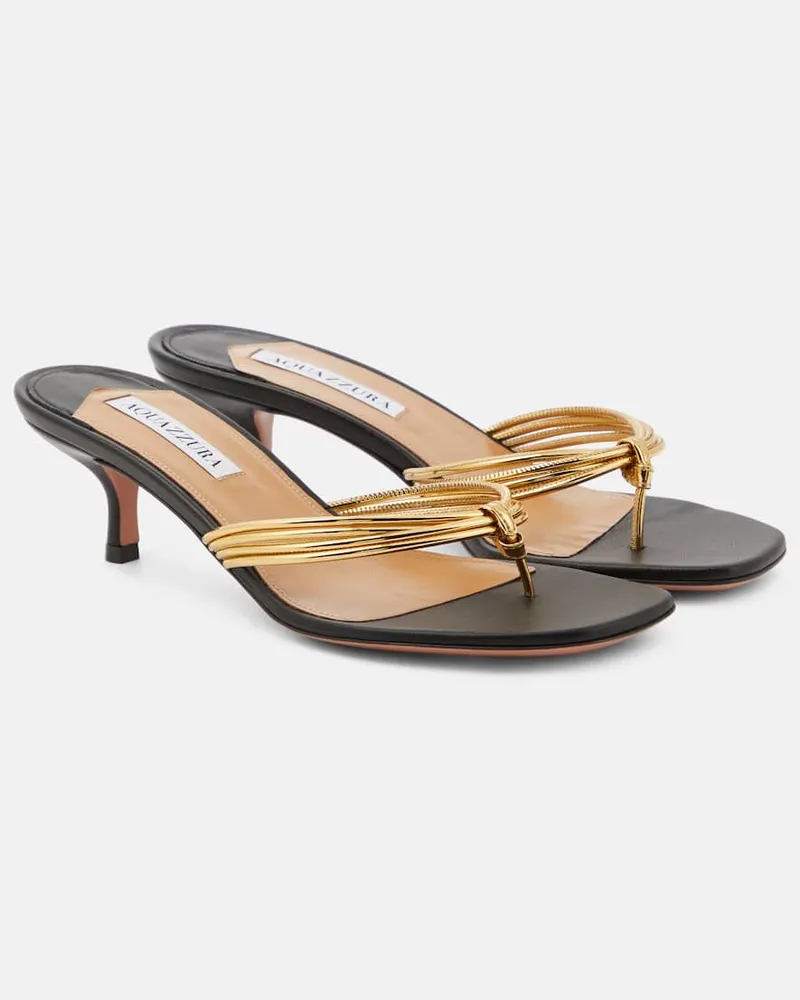 Aquazzura Sandalen Essential 50 Metallic