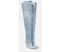 Overknee-Stiefel Gia 33 aus Denim