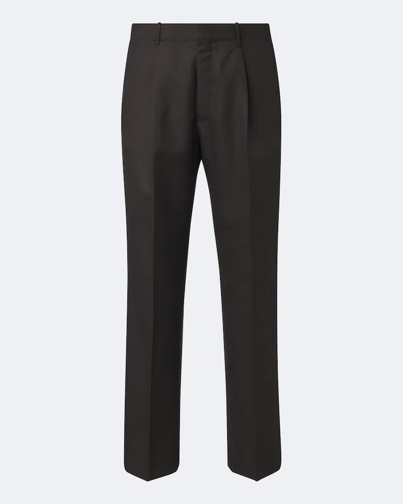 Slowear Gerade Hose aus Schurwolle Braun