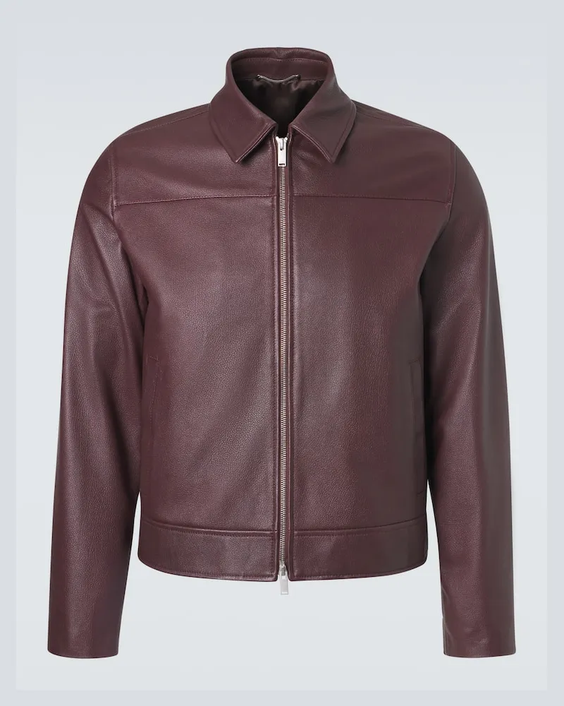 LARDINI Lederjacke Braun