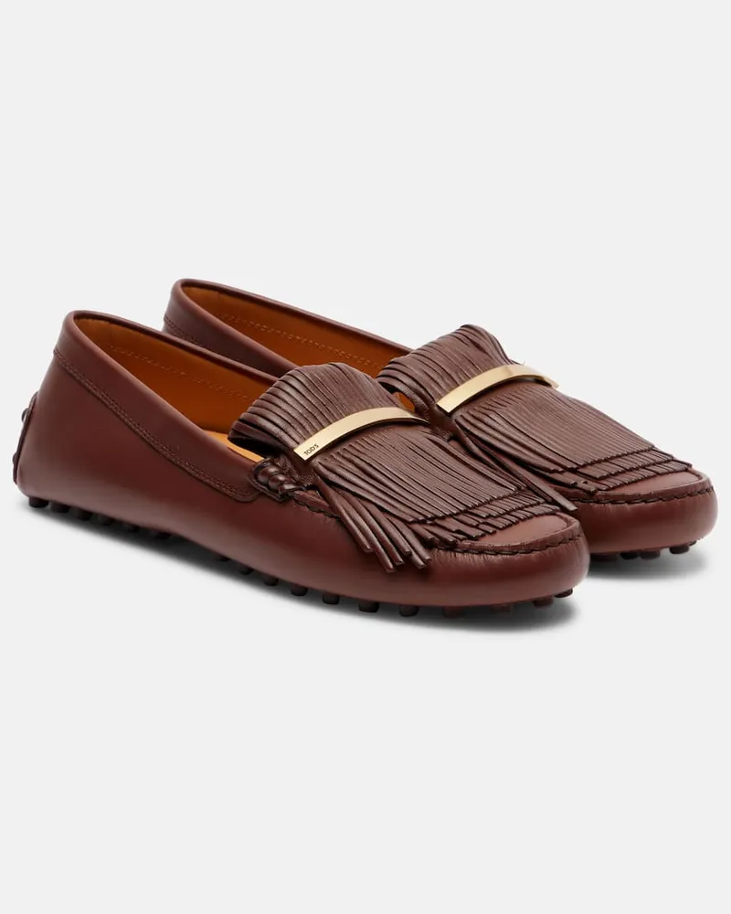 TOD'S Mokassins Gommino aus Leder Braun